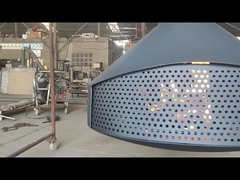 ยุโรปแขวนเตาเผาไม้เพดานตกแต่งเตาผิงที่ถูกระงับ