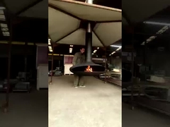 เตาเผาไม้หมุน